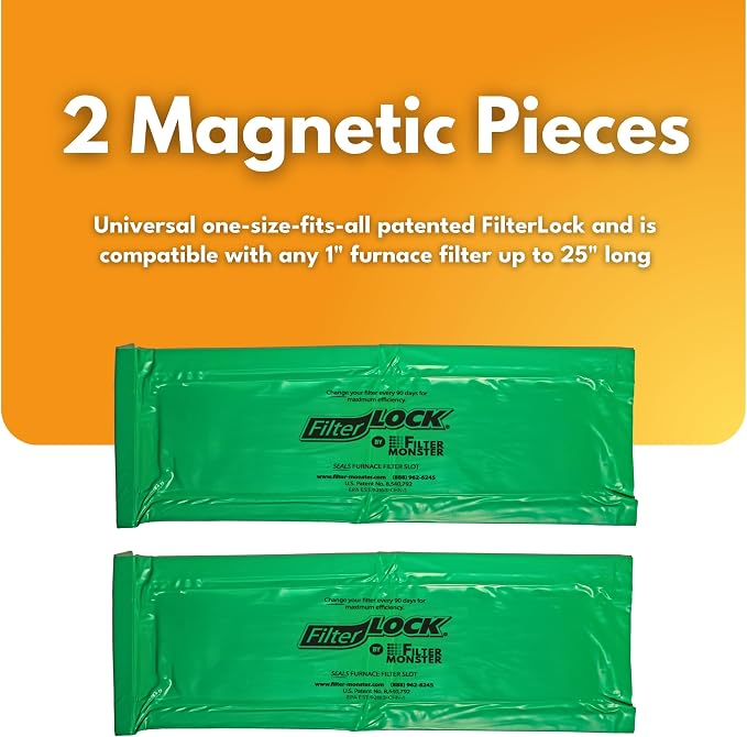 FilterLock Furnace Filter Slot Seal – Magnetic Seal Cover - Image 2