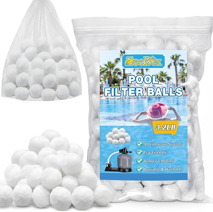 ZeeDix 3.2 lbs Pool Filter Balls by ZeeDix
