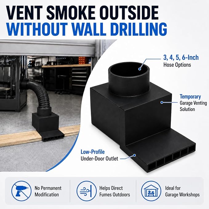 Garage Door Vent Exhaust Adapter - Image 2