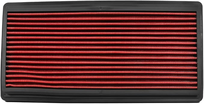 DNA Motoring AFPN-100-RD Clean Air Washable Drop In Panel Air Filter Enhance - Image 4