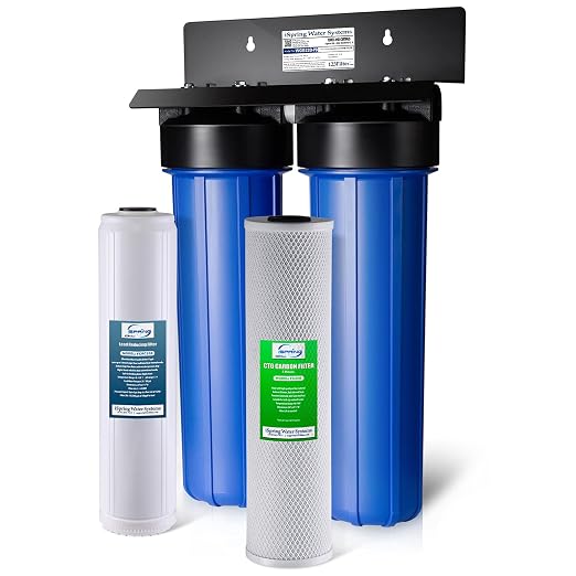 iSpring WGB22B-PB 2-Stage Whole House Water Filter System by iSpring