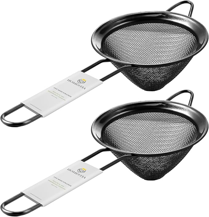 Homestia Kitchen 304 Stainless Steel Fine Mesh Strainer by Homestia