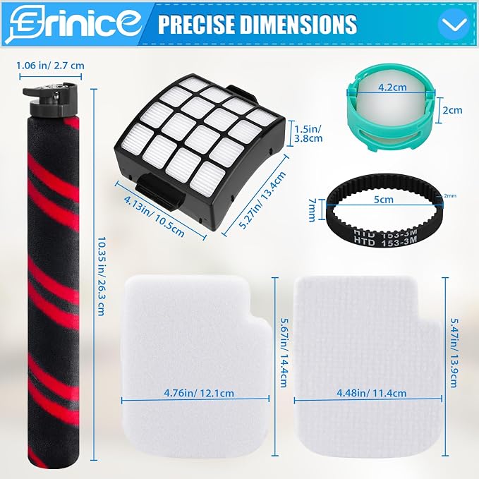 AZ3002 Filter Replacement Part for Shark Stratos DuoClean PowerFins HairPro - Image 2