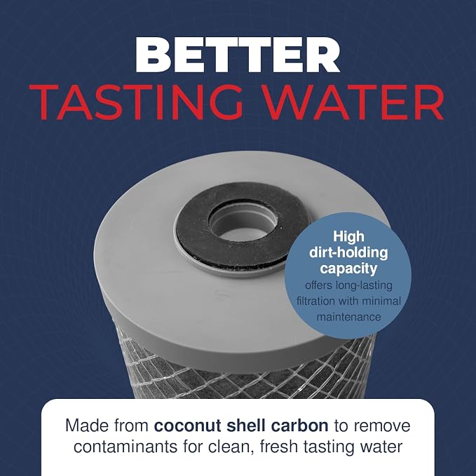 American Made, 5 Micron Dual Purpose Sediment and Carbon Water Filter Cartridge - Image 4