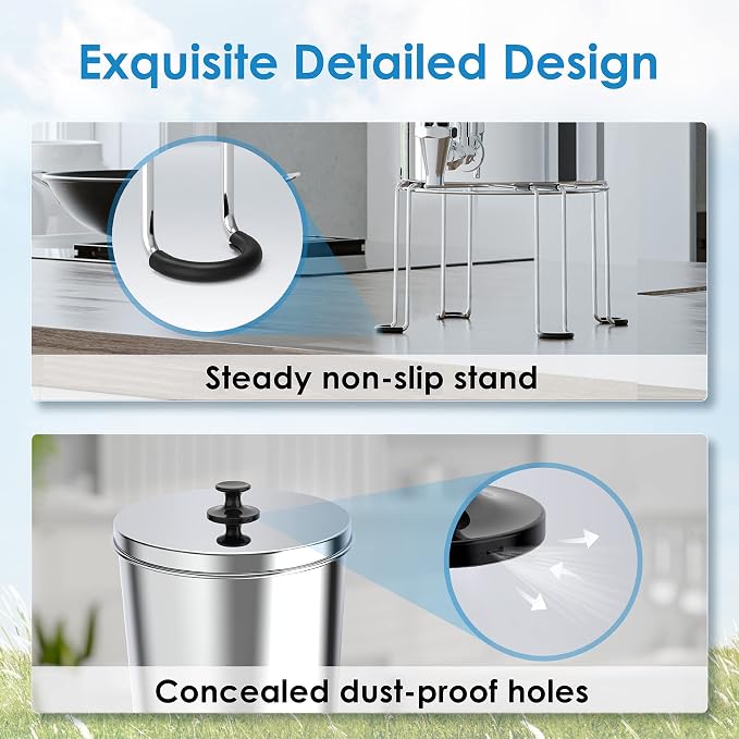 Waterdrop Water Filter System, NSF/ANSI 42&372 Standard, 2.25G Stainless-Steel - Image 7