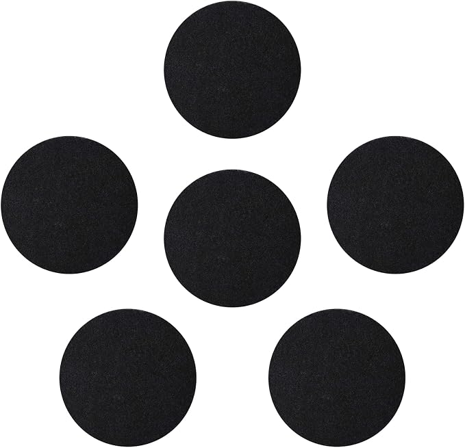 Eagles 6 Pack Charcoal Filters for Compost Bucket, 6.5 Inch Double Thinck 0.4 by Eagles