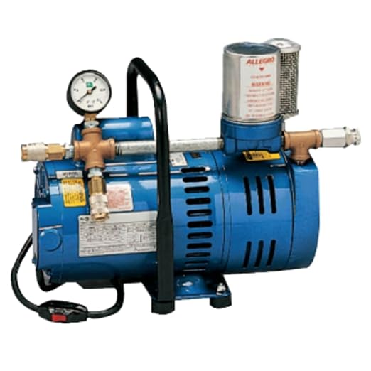 Allegro 9821 | A-750 Breathing Air Pump | ¾ HP Oil-Less Rotary Vane | Portable by AllegroIndustries