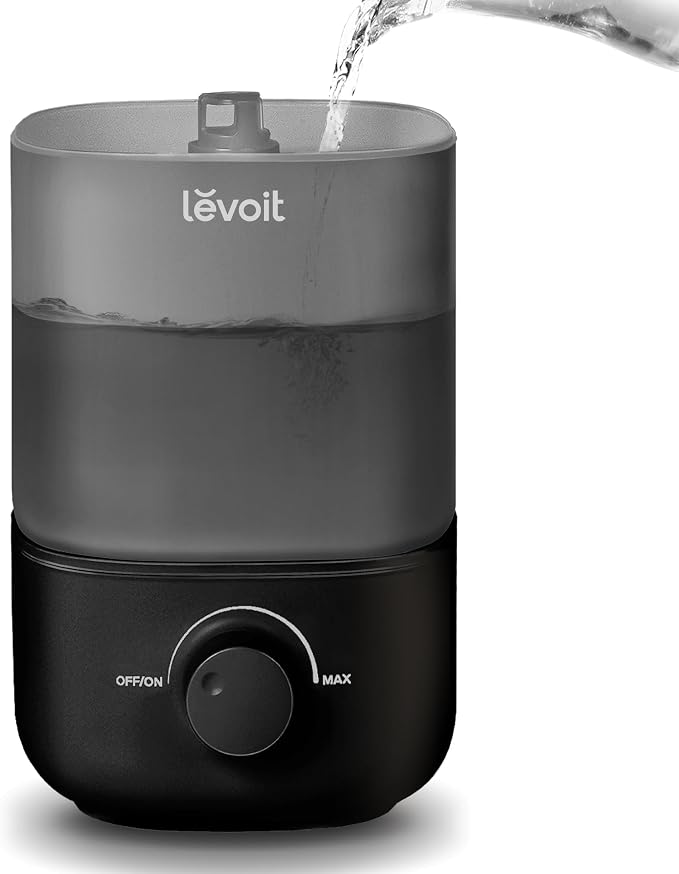 Levoit Humidifiers for Bedroom, Top-Fill Ultrasonic Cool Mist Humidifier | Easy by Unknown