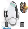 Portable Outdoor Shower Pump Camping Shower Pump Rechargeable LED IPX8 Waterproof for Indoor Outdoor Camping Hiking Motorbikes Travel Shower Car Pet Cleaning