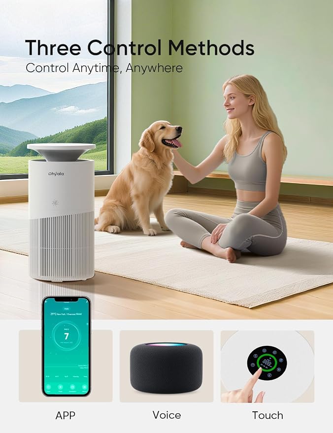 Air Purifier for Home Large Room up to 3620Ft², H13 True HEPA Air Purifiers for - Image 5