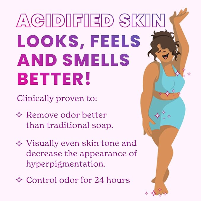 Lume Acidified Body Wash - 24 Hour Odor Control - Removes Odor Better than Soap - Moisturizing Formula - Formulated Without SLS or Parabens - OB/GYN Developed - 8.5 ounce (Pack of 2) (Lavender Sage)