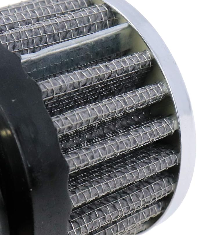 25mm Inlet Motorcycle Air Filter Replacement Cylindrical Intake Mesh Filter - Image 5