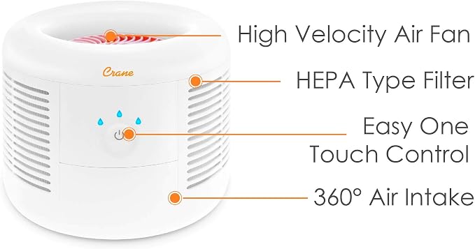 Crane HEPA Air Purifier, Air Purifiers - Image 2