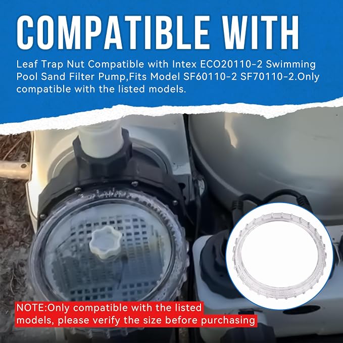 11479 Replacement Leaf Trap Nut Compatible - Image 2
