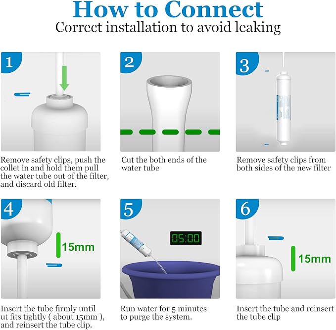Inline Water Filter for Ice Maker, Refrigerator, Under-Sink Reverse Osmosis - Image 7