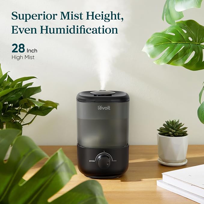 Levoit Humidifiers for Bedroom, Top-Fill Ultrasonic Cool Mist Humidifier | Easy - Image 5