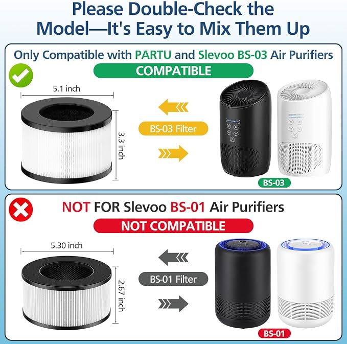 2 Pack BS-03 Replacement Filters - Image 2