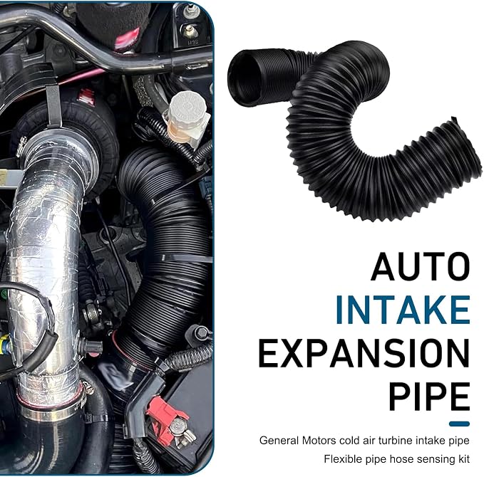 Car Air Intake Pipe, 2.9" Leak-proof Bendable Feed Expansion Hose - Image 6