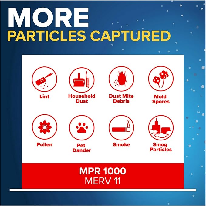 Filtrete 12x20x1 Air Filter, MERV 11, MPR 1000, Allergen Defense, 3-Month AC - Image 4