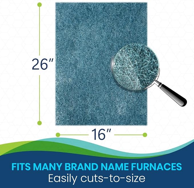 Polyester Washable Fiber Furnace Door Filter - Image 2