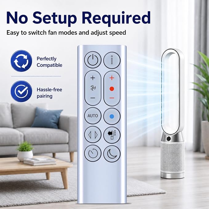ZWP Replacement for Dyson Fan Remote, for Dyson HP04 HP05 HP07 HP09 HP4A Pure - Image 5