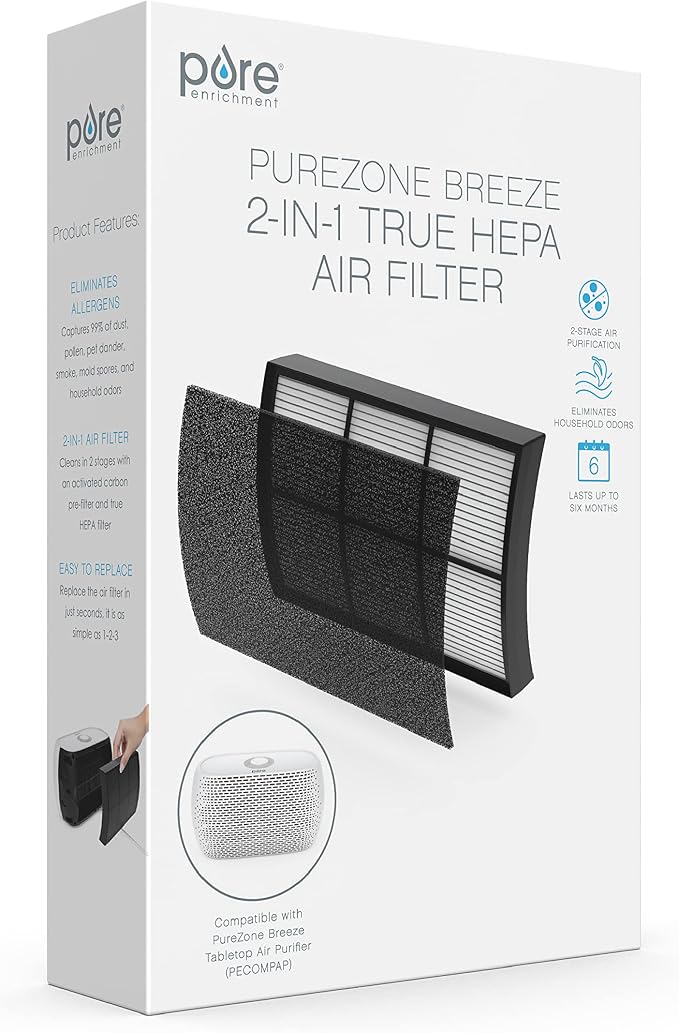 Pure Enrichment® Genuine 2-in-1 True HEPA Official Replacement Filter - Image 5