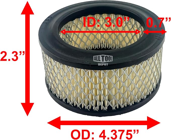 Air Compressor Air Intake Filter Elements #14 A424 Compatible - Image 2