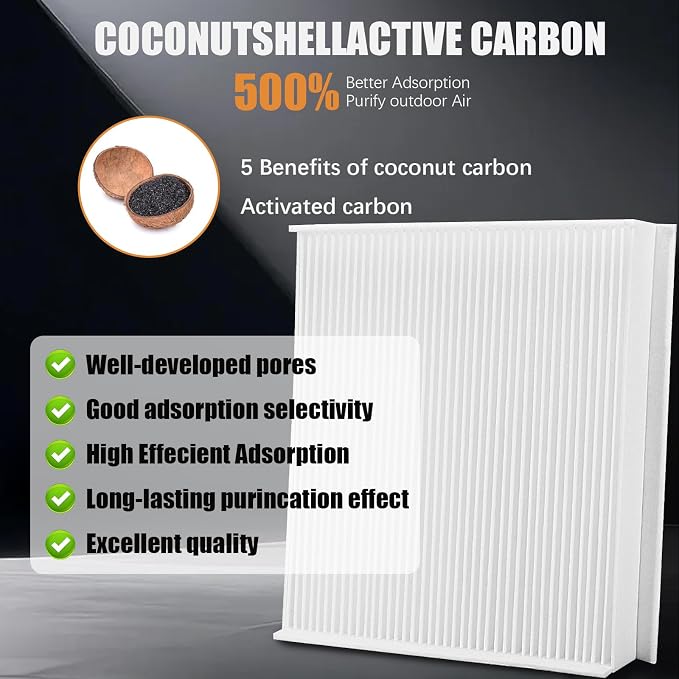 Cabin air filter Compatible for Expedition, F250 SUPER DUTY, F350 SUPER DUTY - Image 3