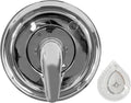 Danco 10001 Trim Kit, for Use with Moen Tub and Shower Faucets, Plastic, Chrome Plated, Single-Handle Valve