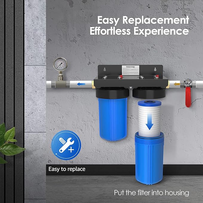 Waterdrop FXHTC AP810 10" x 4.5" Whole House Water Filter, Replacement - Image 6