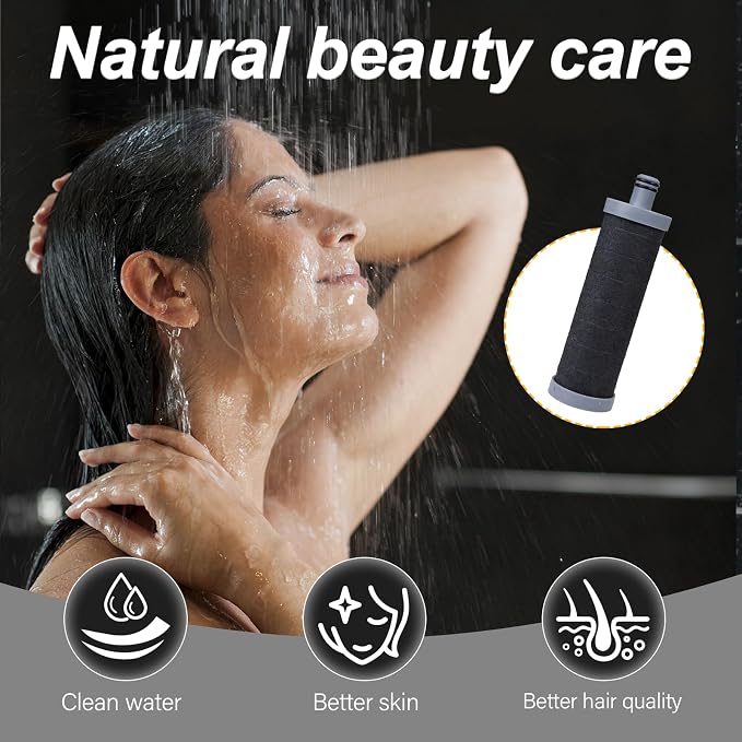 Carbon Shower Filter Cartridge 2PCS, Compatible - Image 7