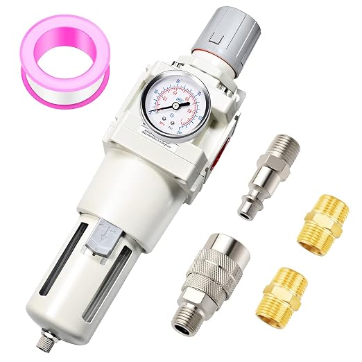 TAILONZ PNEUMATIC 3/4 Inch NPT Manual Drainage Air Filter Pressure Regulator by TAILONZPNEUMATIC