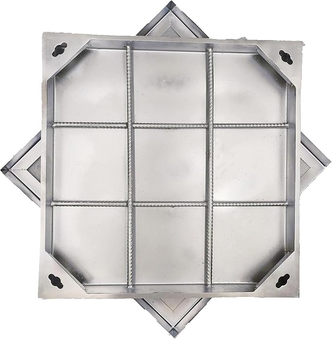 C Class 20x20 Invisible Stainless Steel Manhole Cover and Frame by MOSINSBO