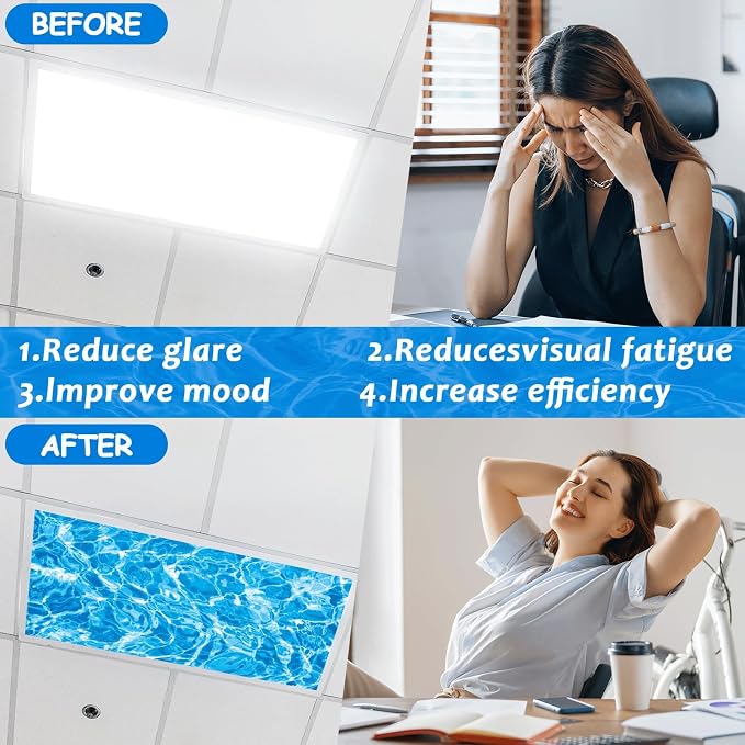 8 Pcs Fluorescent Light Covers - Image 3