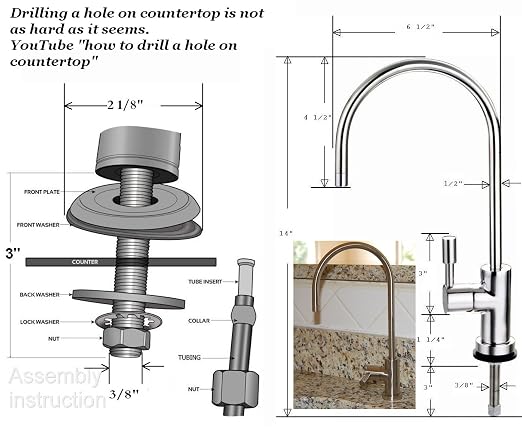 iSpring RCC1UP-AK, 100 GPD 7-Stage Reverse Osmosis Under Sink Water Filtration - Image 12