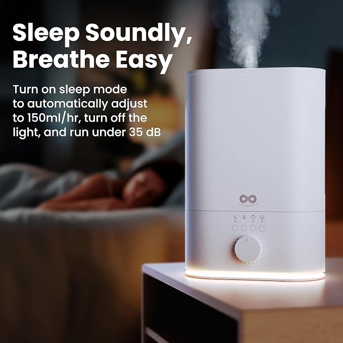 Everlasting Comfort 6L Humidifier Large Room, High Mist Output 60 HR Runtime - Image 6