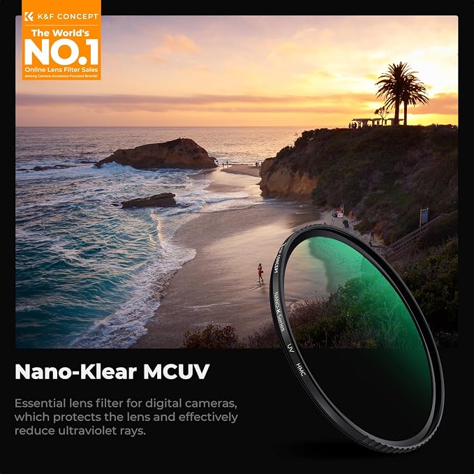 K&F CONCEPT 46mm MC UV Protection Filter Slim Frame - Image 2