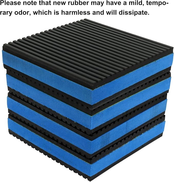Waziaqoc 4 Pack Anti Vibration Pads, Air Conditioners, Washer Dryer - Image 5