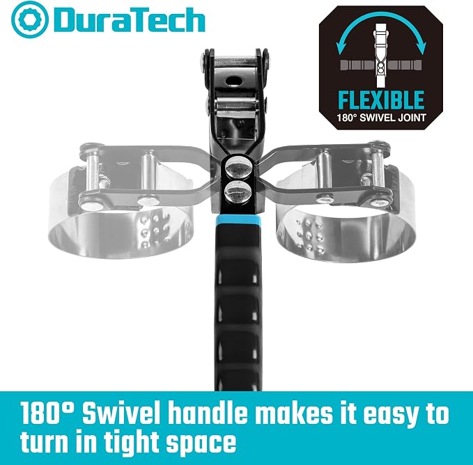 DURATECH Standard Swivel Oil Filter Wrench, Oil Filter Removal Tool, Fits - Image 4
