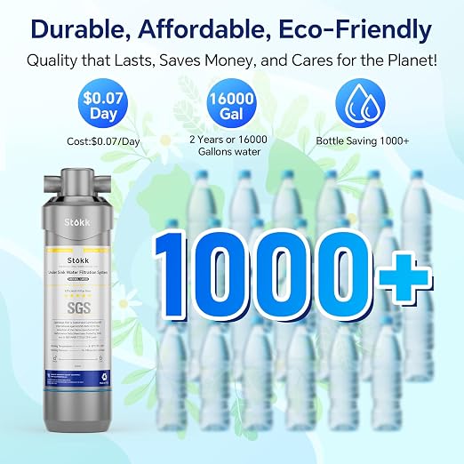Stokk UR30 Under Sink Water Filter, 16000 Gallons Under Counter Water Filter - Image 6