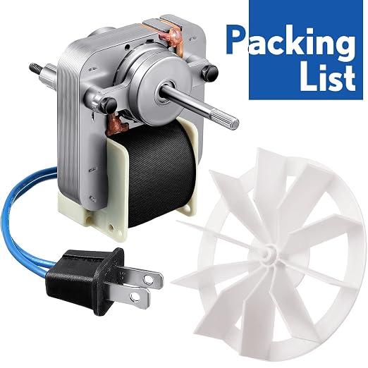 Bathroom Vent Fan Motor and Ceiling Blower Wheel Replacement Electric Motors - Image 5