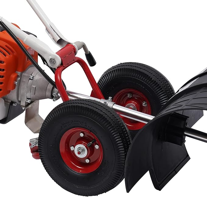TFCFL 52CC 2 Stroke Gas Power Broom, 2.3HP Walk Behind Sweeper Outdoor Handheld - Image 6