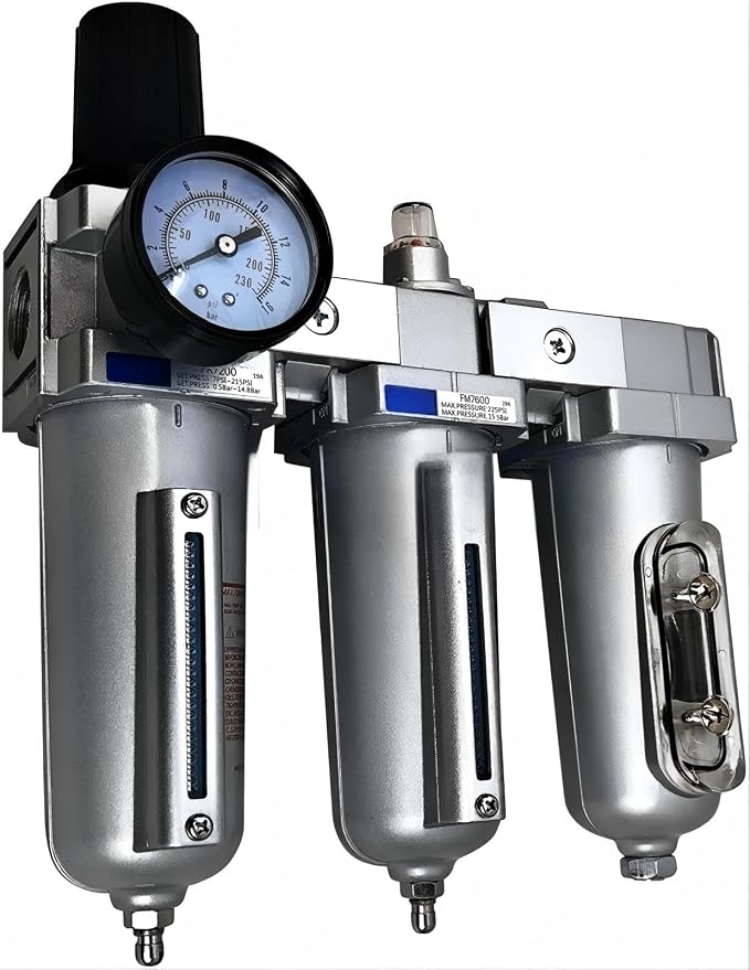 1/2" NPT Heavy Duty Compressed Air Filter Regulator Coalescing Dsiccant Dryer by Unknown