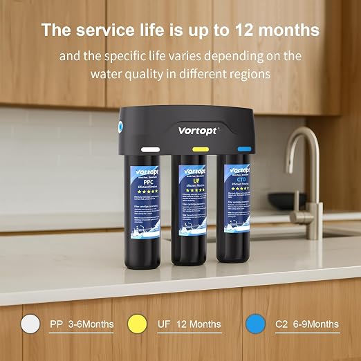 Vortopt Under Sink Water Filter, - Image 6