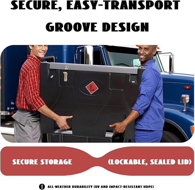 Portable Fuel Storage 58 Gallon Diesel Only Heavy-Duty PE Transfer Tank - Image 2