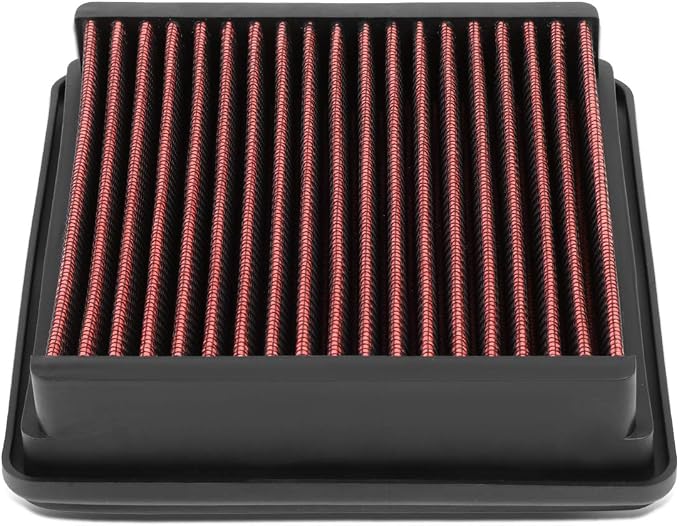 DNA Motoring AFPN-215-RD Clean Air Washable Drop In Panel Air Filter Enhance by DNAMOTORING