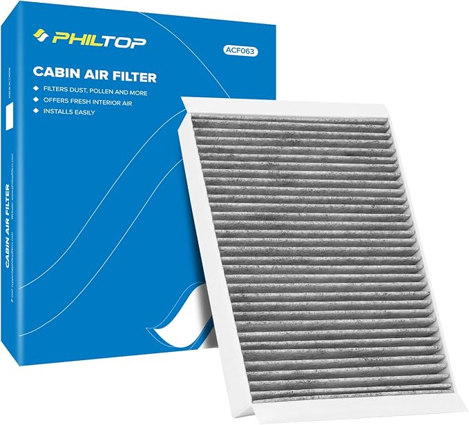 PHILTOP HEPA Cabin Air Filter w/Activated Carbon, Compatible by PHILTOP