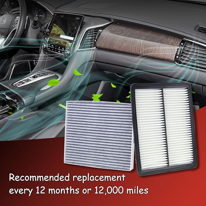 28113-A9100 Engine Air Filter and 97133-S8000 Cabin Air Filter kit Compatible - Image 7