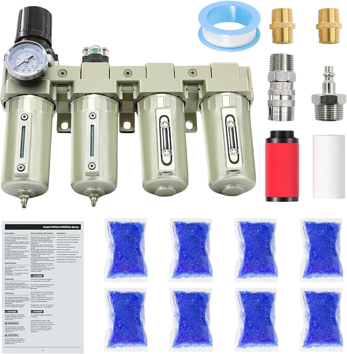 1/2" NPT Industrial Grade 4 Stage Air-Dryer-for-Compressor, by Variousaccessoriesavailable