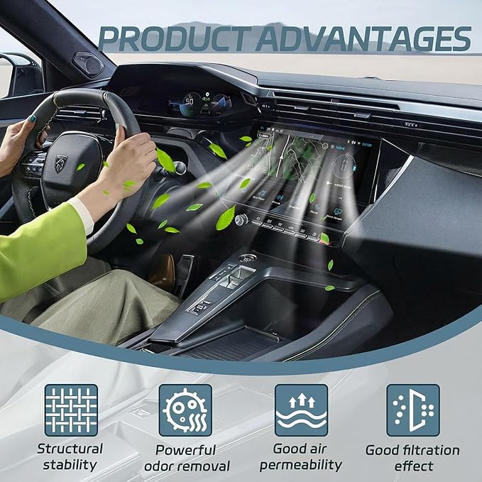 UIU Cabin Air Filter with Activated Carbon Compatible with 2017-2020 Tesla 3 - Image 6